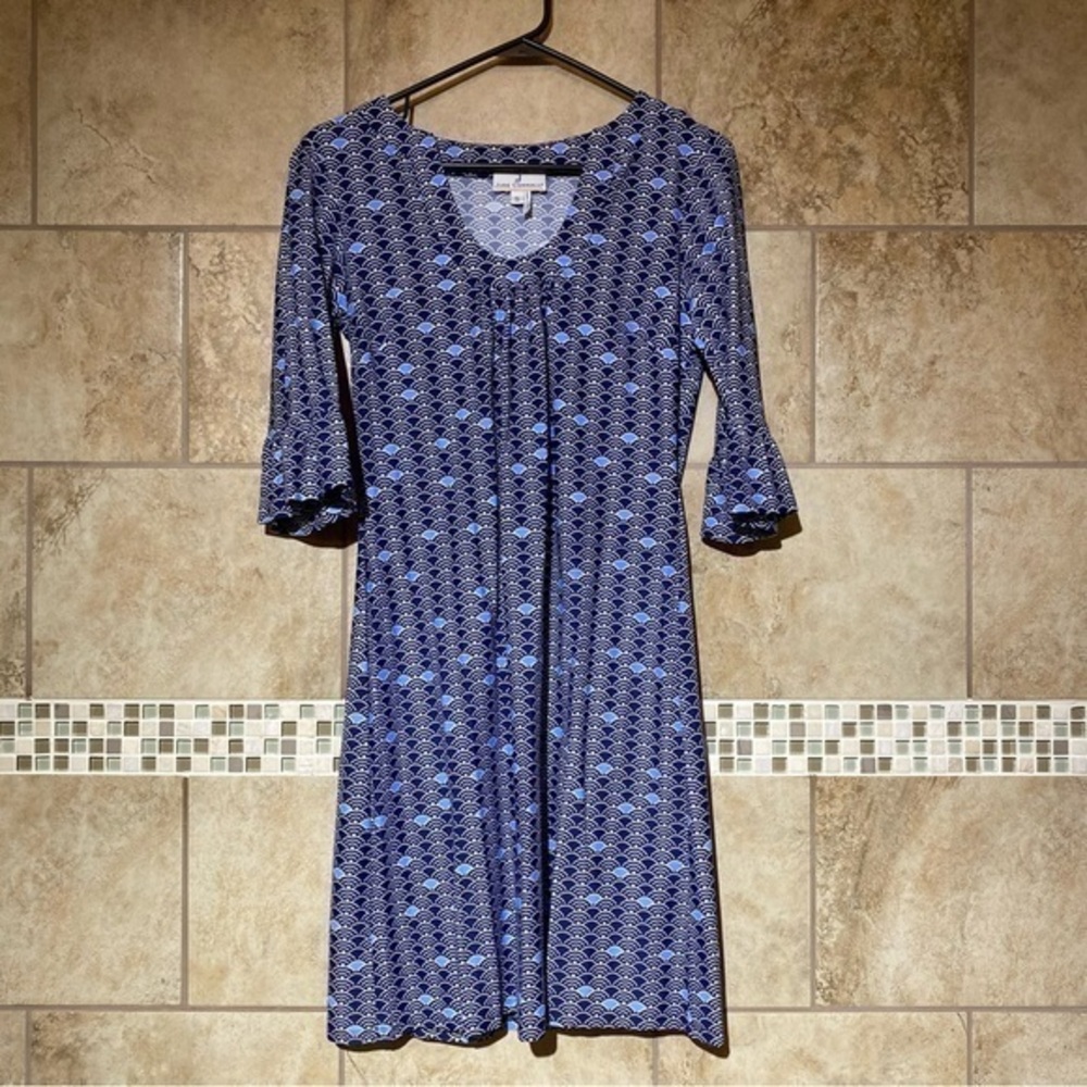 Jude Connelly Kerry Dress S Geometric Bell Sleeve